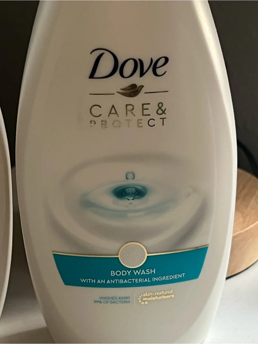 Dove Care & Protect Body Wash Antibacterial Ingredient Made in Germany X’s 2